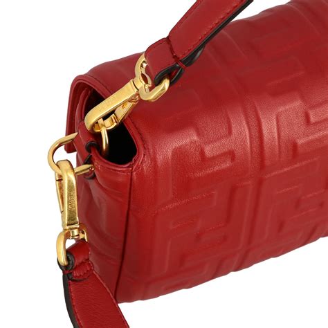 fendi red large boston bag|fendi crossbody camera bag.